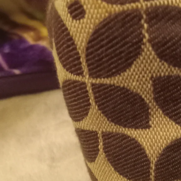 Fossil Brown And Cream Shoulder Bag EUC